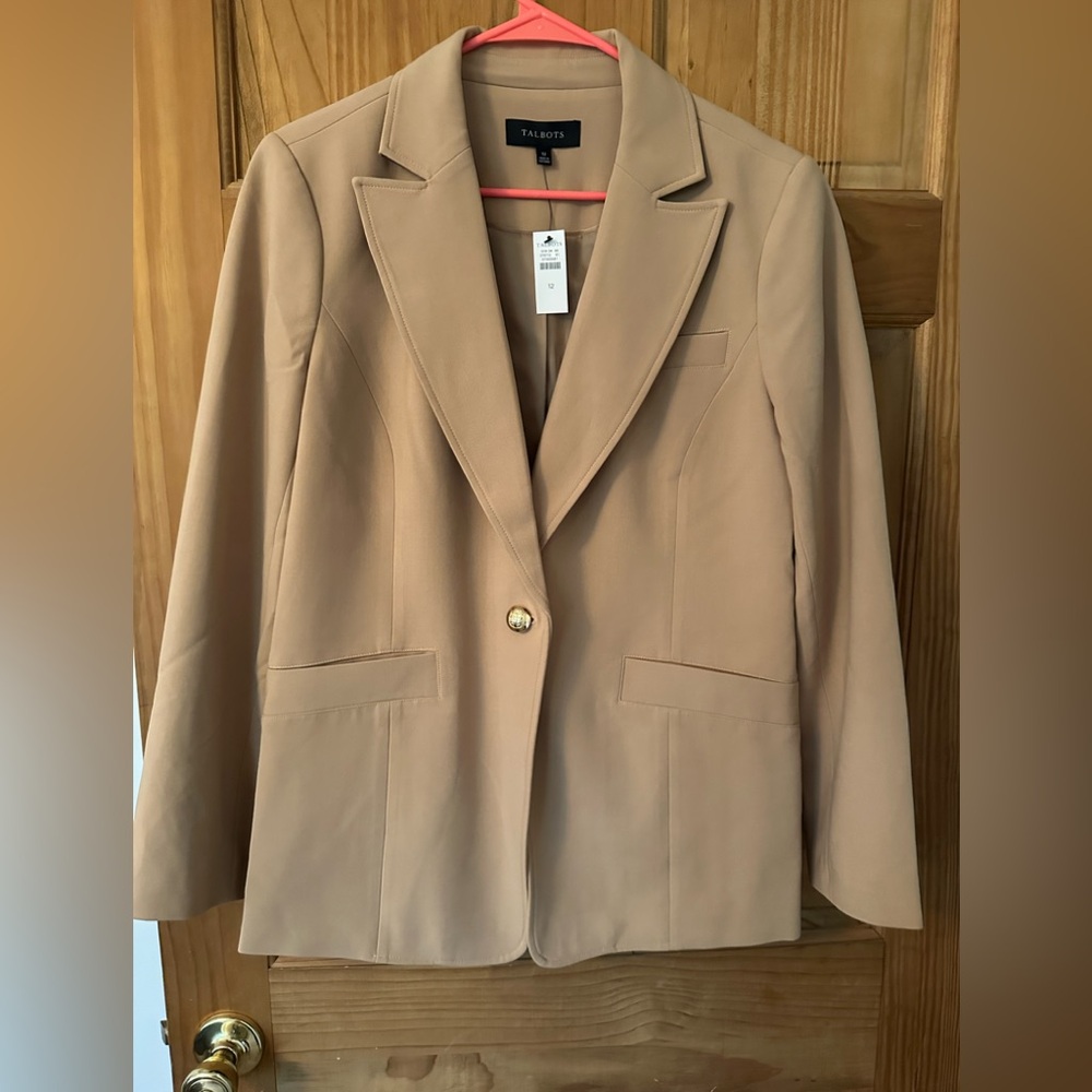 Talbots Tailored Stretch Blazer Size 12